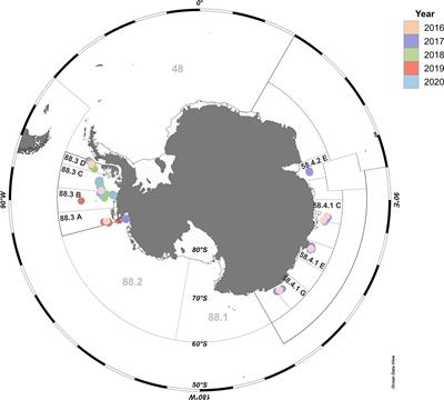 Geographical differences in the diet of Dissostichus mawsoni revealed by metabarcoding